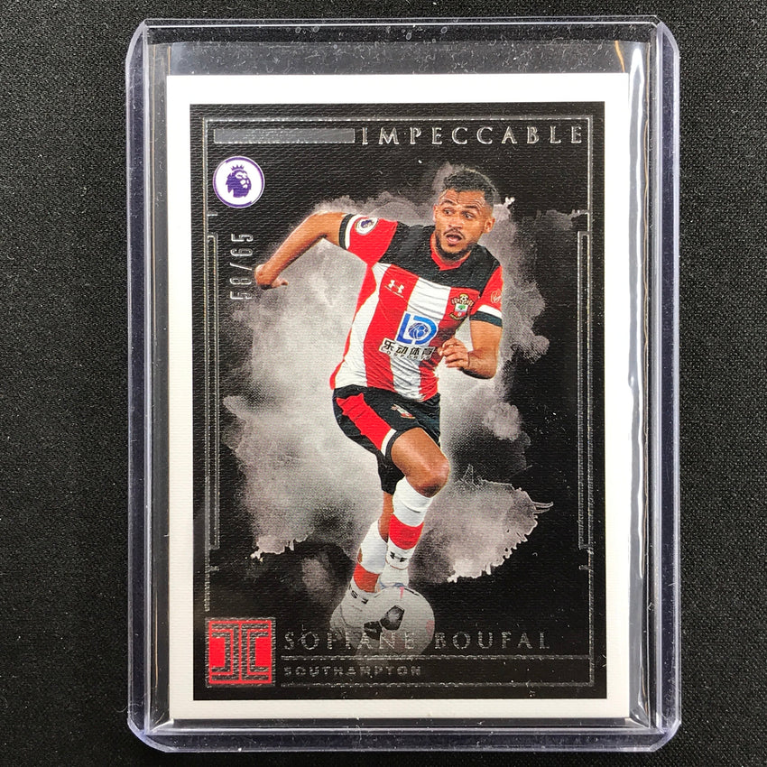 2019-20 Impeccable Epl Sofiane Boufal Base Silver 58/65
