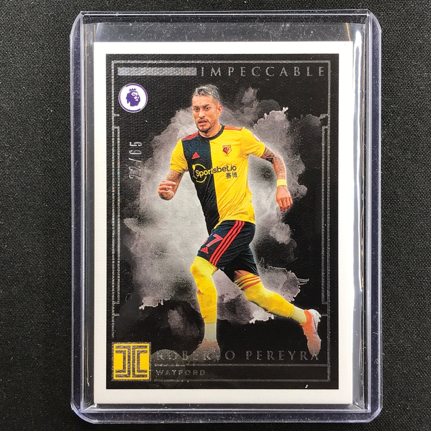 2019-20 Impeccable Epl Roberto Pereyra Base Silver 22/65