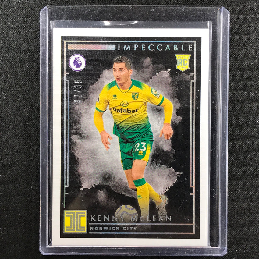 2019-20 Impeccable Epl Kenny Mclean Rookie Base Holo Silver 32/35