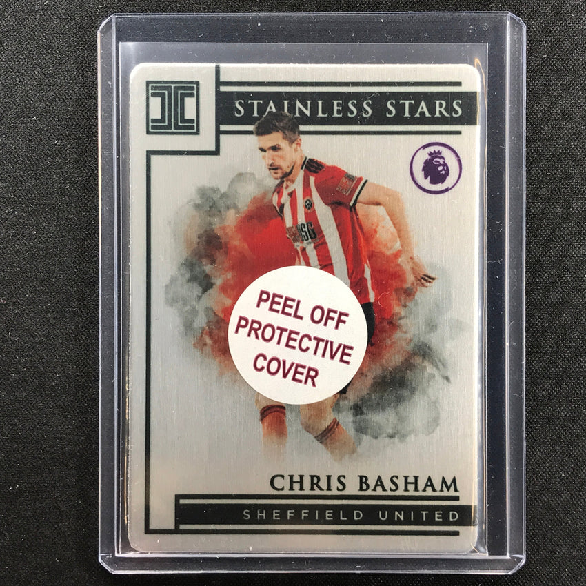 2019-20 Impeccable Epl Chris Basham Stainless Stars Silver Metal 40/50