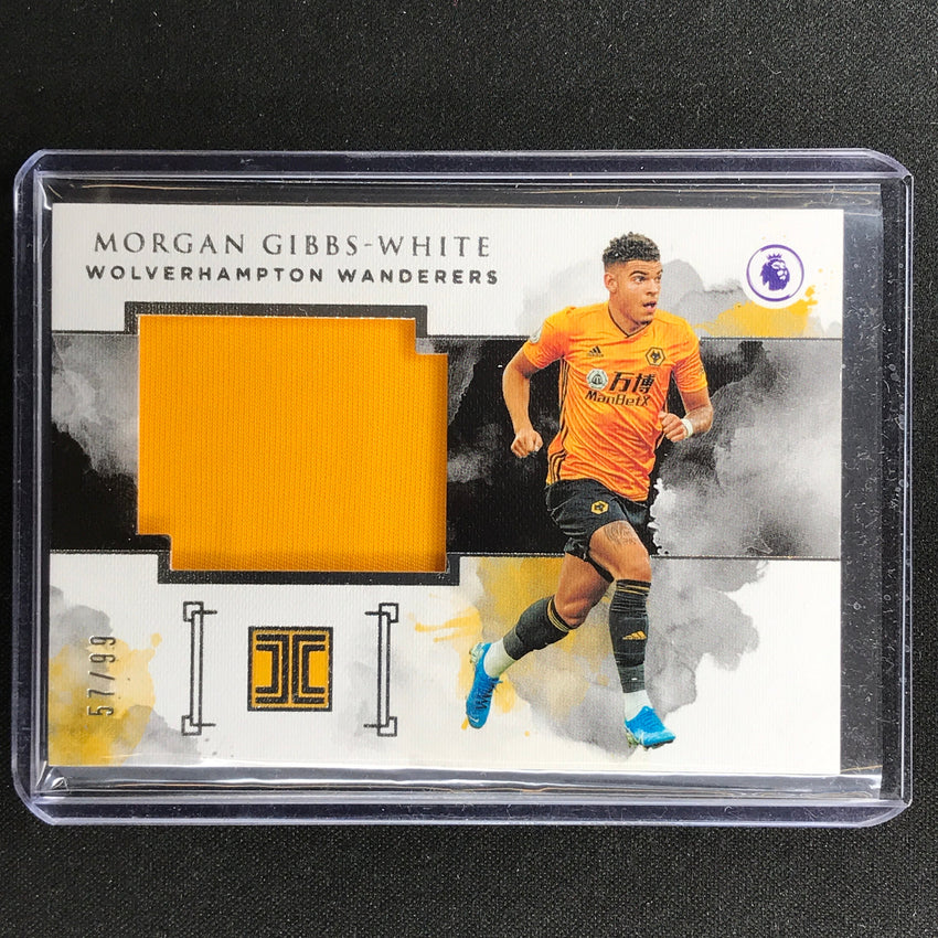 2019-20 Impeccable Epl Morgan Gibbs-white Patches Jersey Relic Silver 57/99