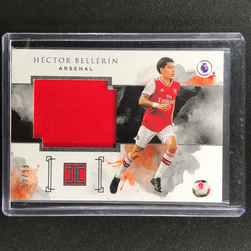 2019-20 Impeccable Epl Hector Bellerin Patches Jersey Relic Silver 63/99