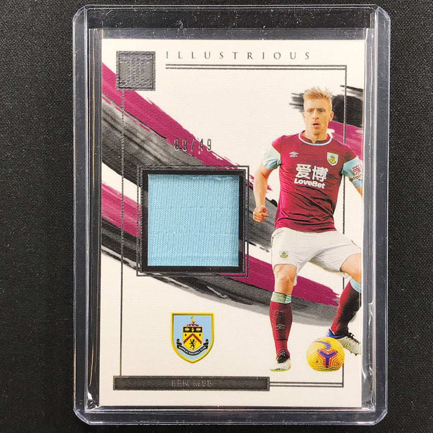 2020-21 Impeccable Epl Ben Mee Illustrious Materials Jersey Relic Silver 9/49