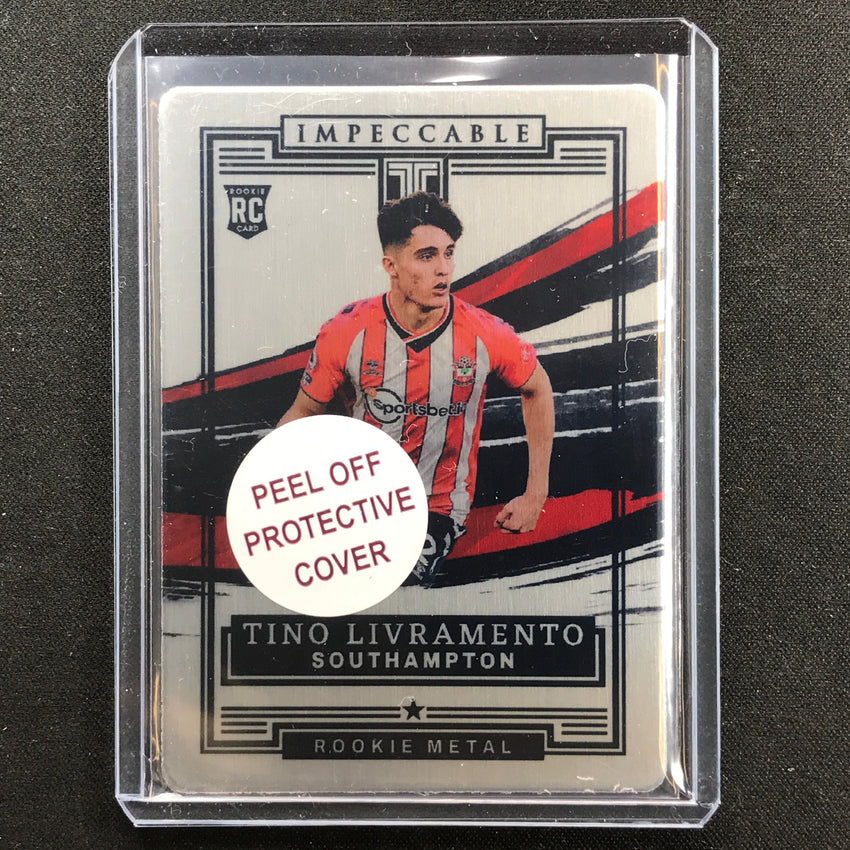2021-22 Impeccable Epl Tino Livramento Rookie Metal Silver 60/65