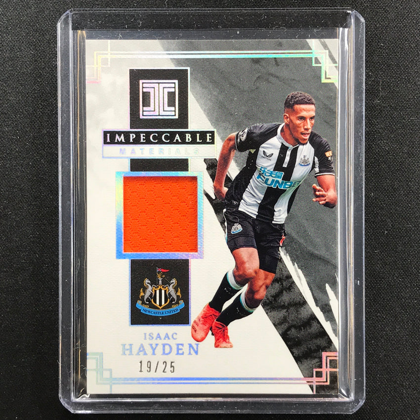 2021-22 Impeccable Epl Isaac Hayden Materials Jersey Relic Holo Silver 19/25