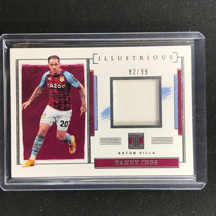 2021-22 Impeccable Epl Danny Ings Illustrious Jersey Relic Silver 82/99