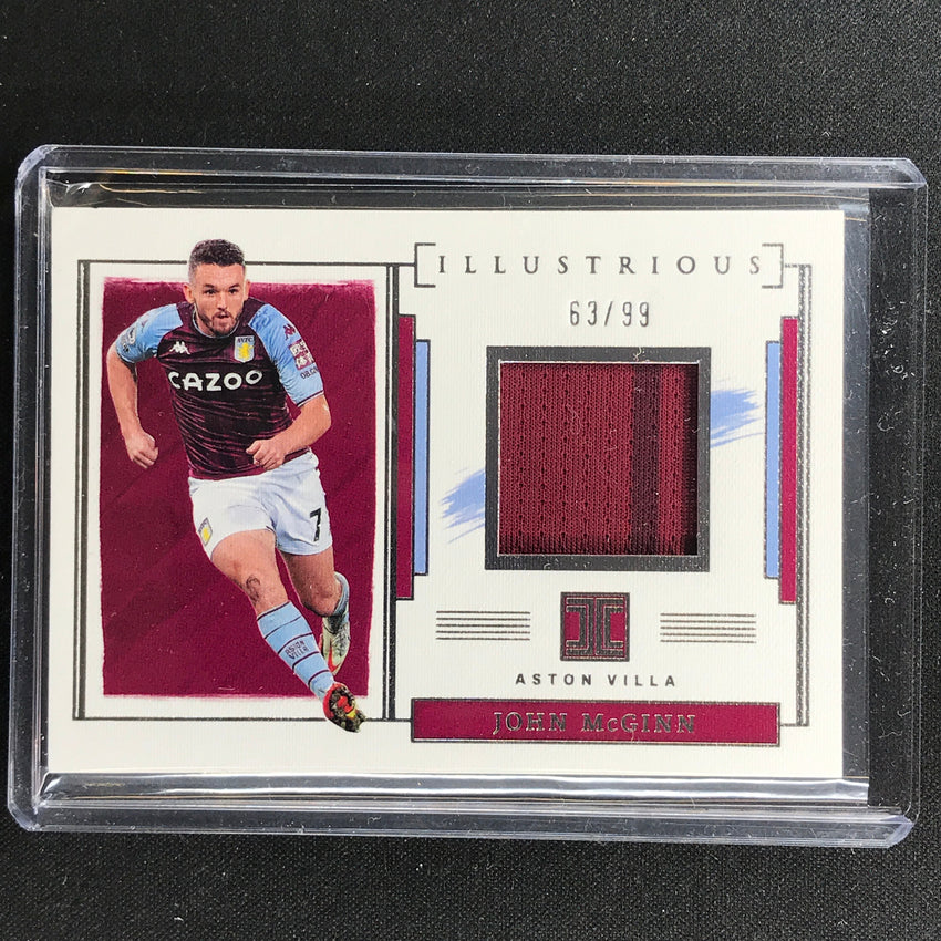 2021-22 Impeccable Epl John Mcginn Illustrious Jersey Relic Silver 63/99