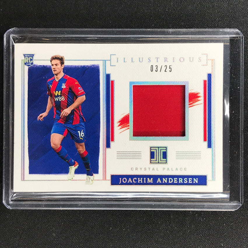2021-22 Impeccable Epl Joachim Andersen Illustrious Rookie Relic Holo 3/25