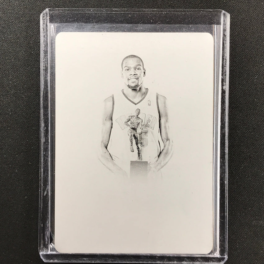 2013-14 Flawless Kevin Durant Mvp Edition Printing Plate 1/1 Black-Cherry Collectables