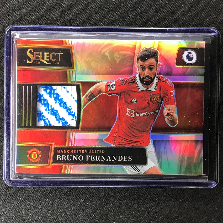 2022-23 Select Epl Bruno Fernandes Select Memorabilia Relic Silver Prizm No Bf