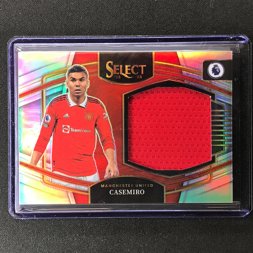 2022-23 Select Epl Casemiro Jumbo Swatches Relic Silver Prizm No C