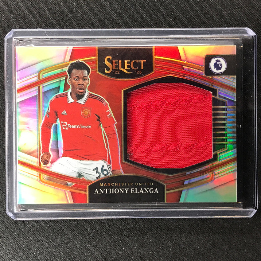 2022-23 Select Epl Anthony Elanga Jumbo Swatches Relic Silver Prizm No Ael