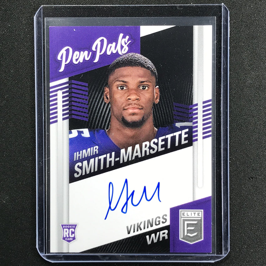 2021 Donruss Elite Ihmir Smith-marsette Pen Pals Rookie Auto Blue Ink No Ism