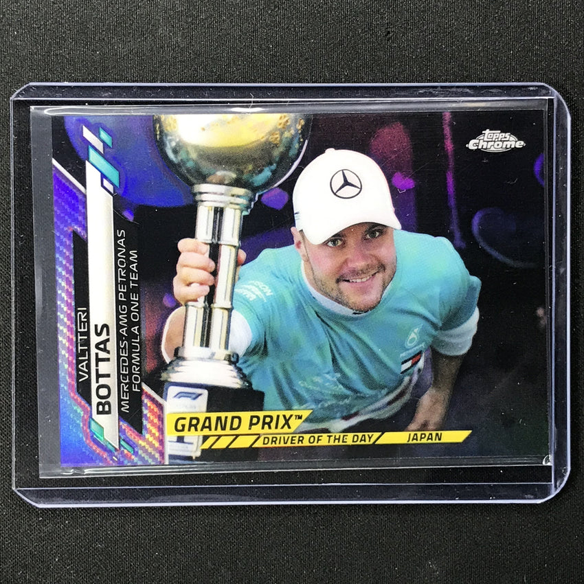 2020 Topps Chrome Valtteri Bottas Grand Prix Winners Purple 152/399