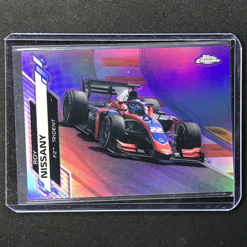 2020 Topps Chrome Roy Nissany F2 Cars Purple 325/399
