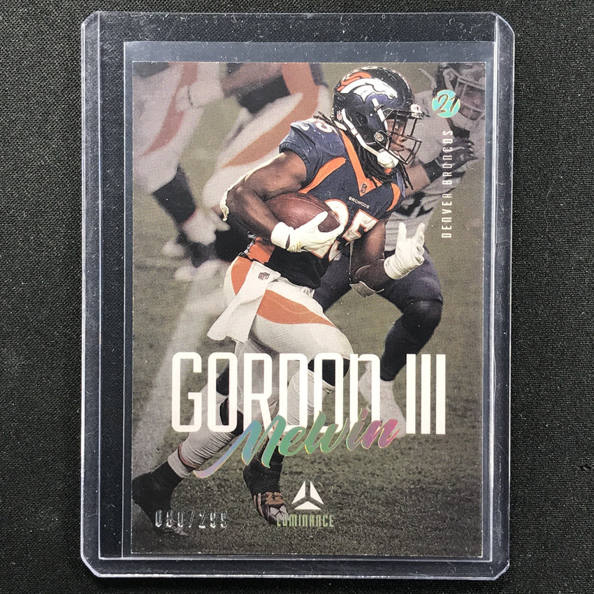2021 Luminance Melvin Gordon Iii Base Gold 80/299