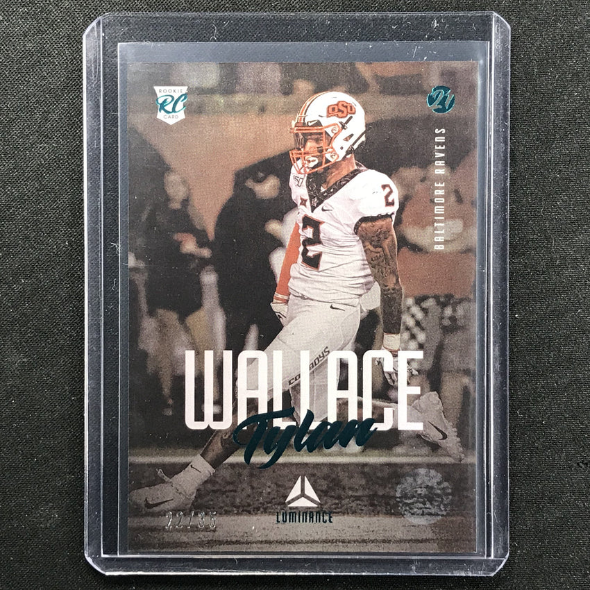 2021 Luminance Tylan Wallace Rookie Teal 22/35