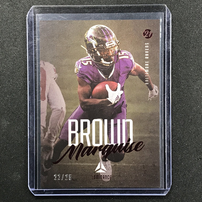 2021 Luminance Marquise Brown Base Red 22/25