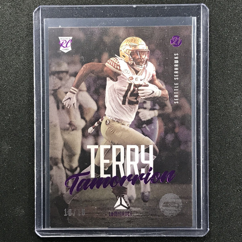 2021 Luminance Tamorrion Terry Rookie Pink 10/10