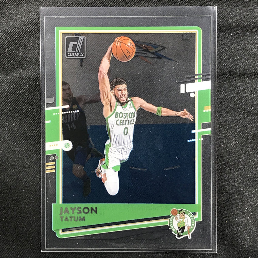 2020-21 Clearly Donruss Jayson Tatum Base No 31