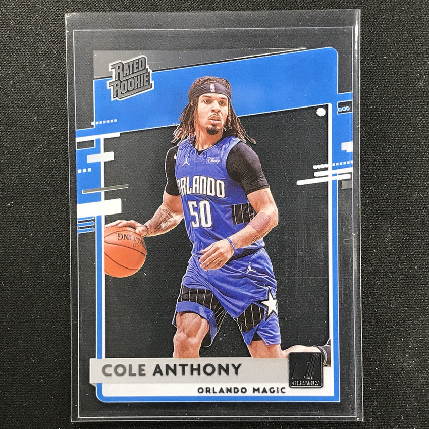 2020-21 Clearly Donruss COLE ANTHONY Rated Rookie Base #52