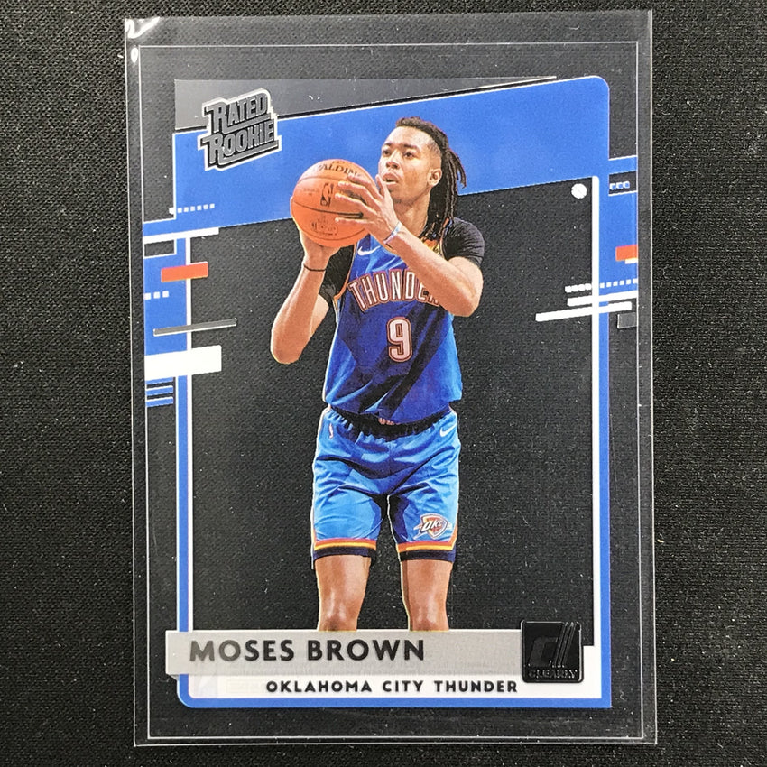 2020-21 Clearly Donruss MOSES BROWN Rated Rookie Base #54