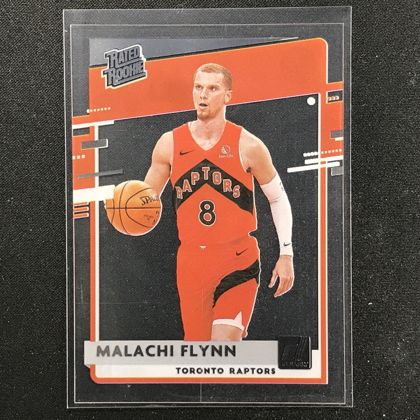 2020-21 Clearly Donruss MALACHI FLYNN Rated Rookie Base #58