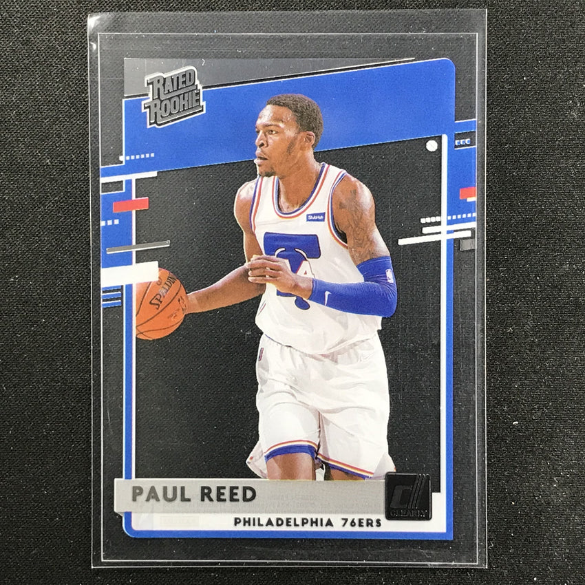 2020-21 Clearly Donruss PAUL REED Rated Rookie Base #59