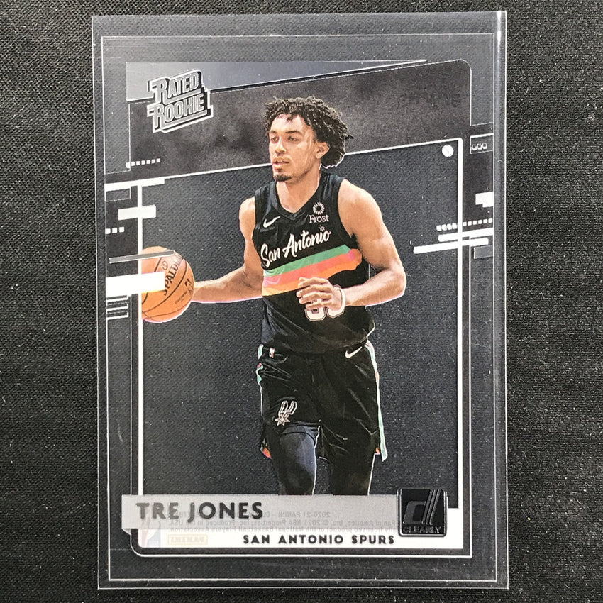 2020-21 Clearly Donruss TRE JONES Rated Rookie Base #70