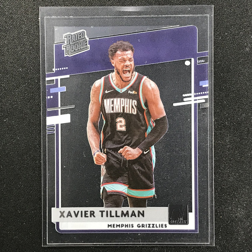 2020-21 Clearly Donruss XAVIER TILLMAN Rated Rookie Base #71