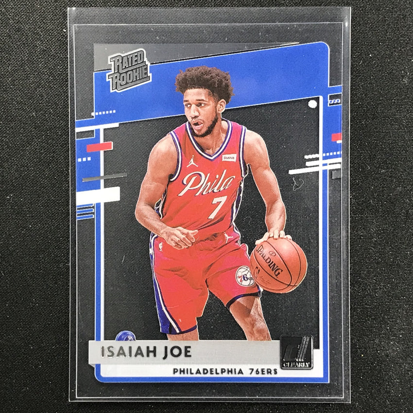 2020-21 Clearly Donruss ISAIAH JOE Rated Rookie Base #72