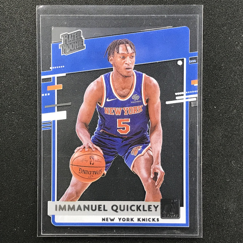 2020-21 Clearly Donruss IMMANUEL QUICKLEY Rated Rookie Base #77