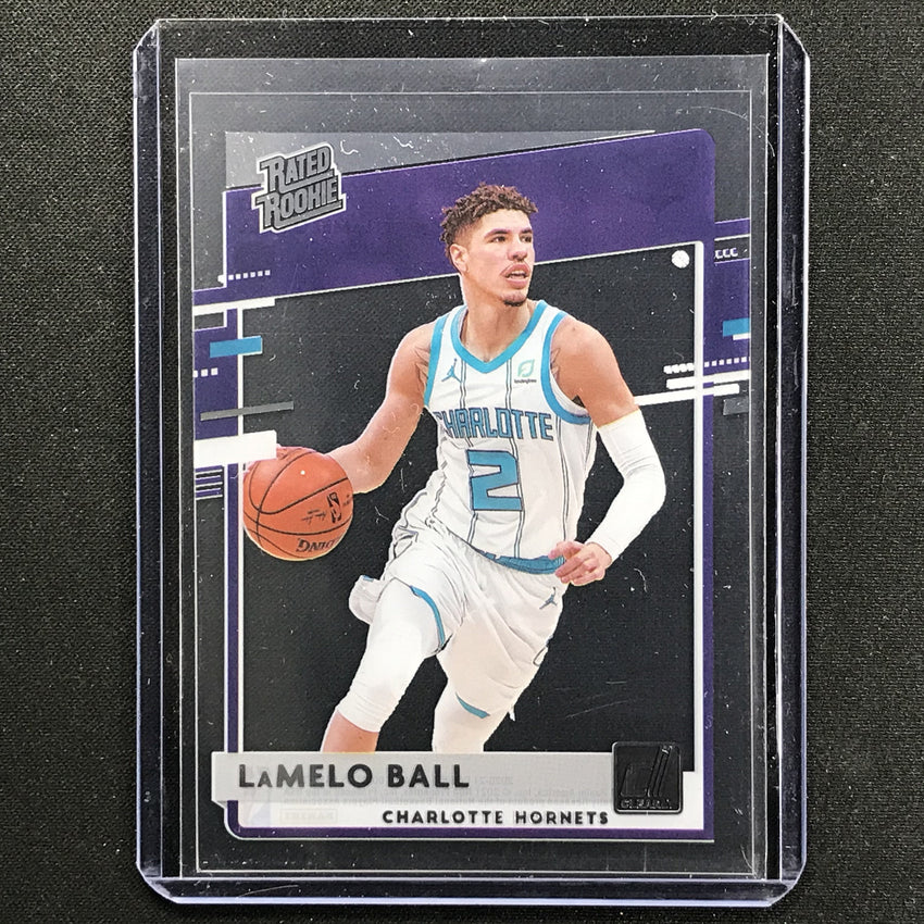 2020-21 Clearly Donruss LAMELO BALL Rated Rookie Base #87