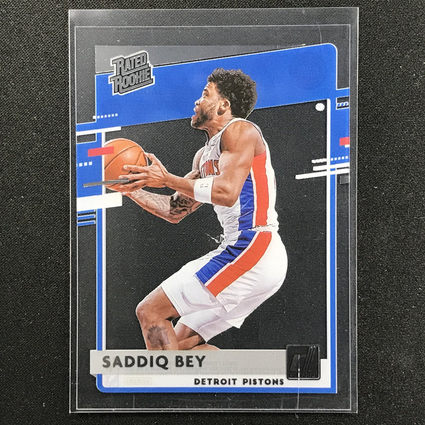 2020-21 Clearly Donruss SADDIQ BEY Rated Rookie Base #90