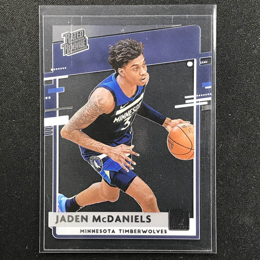 2020-21 Clearly Donruss JADEN MCDANIELS Rated Rookie Base #93