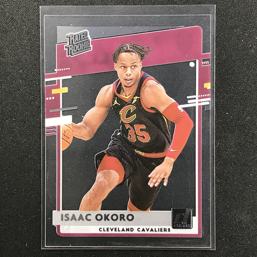 2020-21 Clearly Donruss ISAAC OKORO Rated Rookie Base #94