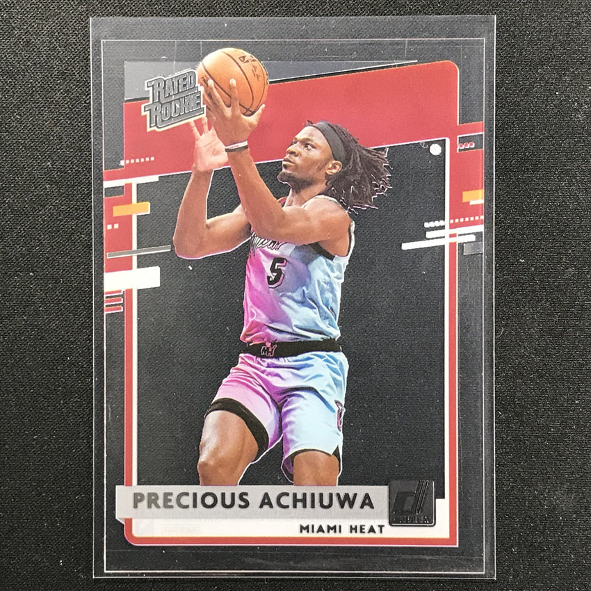 2020-21 Clearly Donruss PRECIOUS ACHIUWA Rated Rookie Base #95