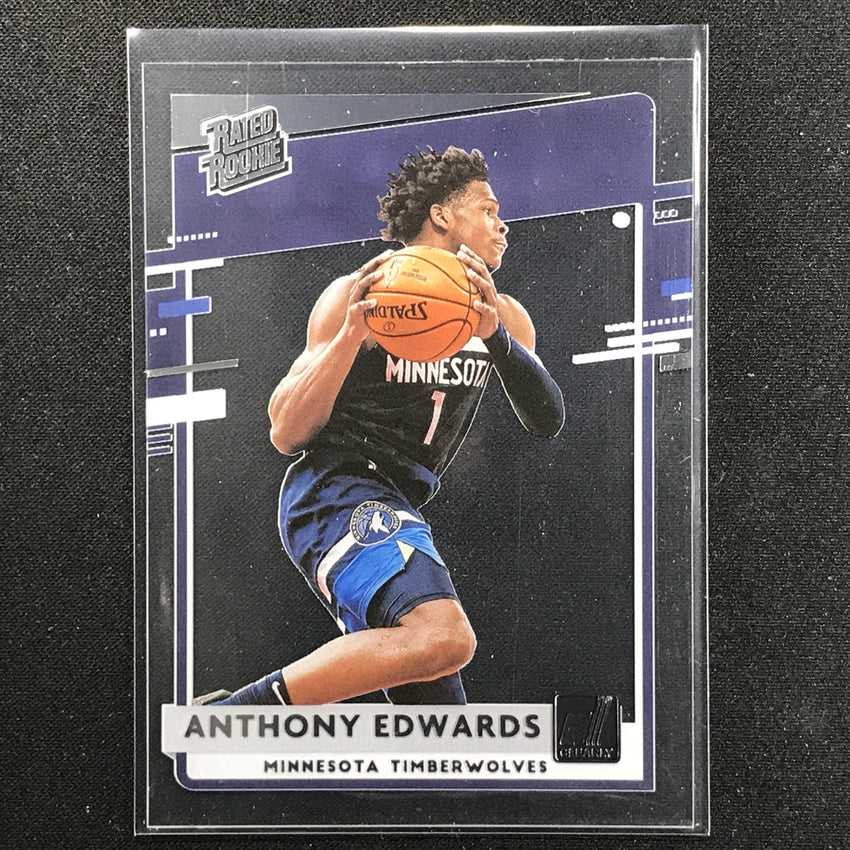 2020-21 Clearly Donruss Anthony Edwards Rated Rookie Base No 96