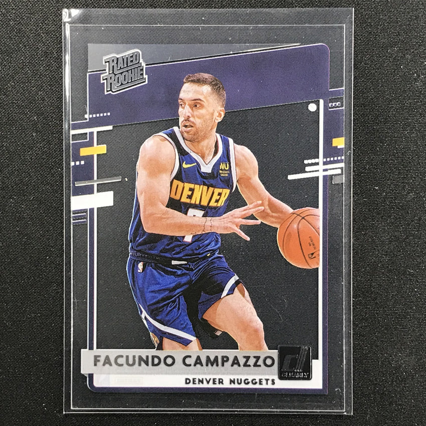 2020-21 Clearly Donruss FACUNDO CAMPAZZO Rated Rookie Base #99