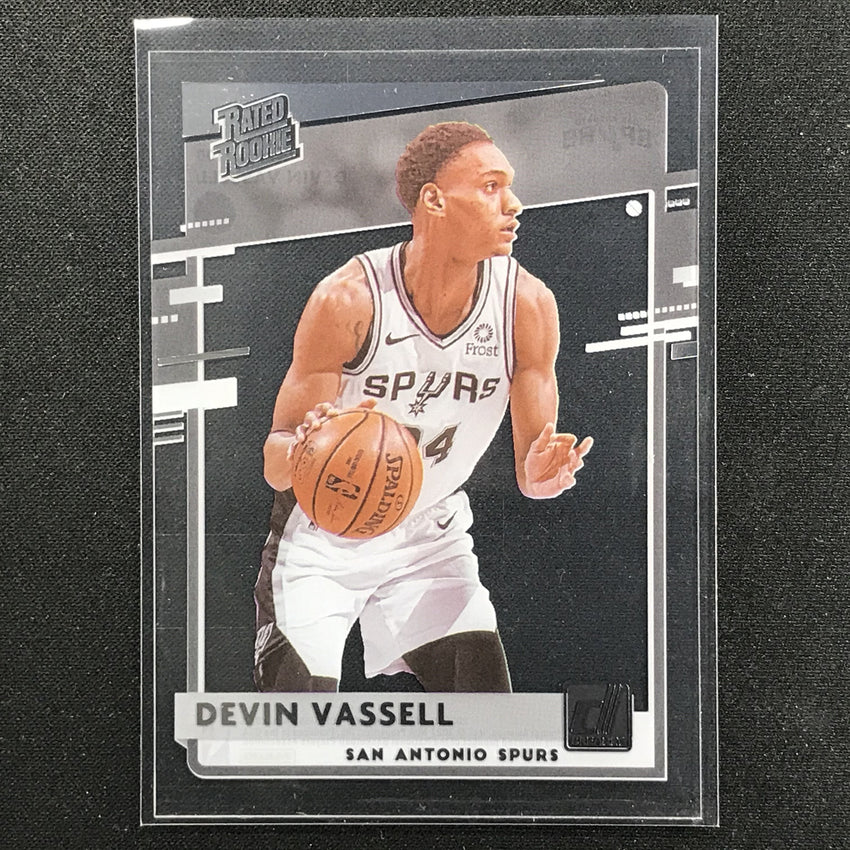 2020-21 Clearly Donruss DEVIN VASSELL Rated Rookie Base #100