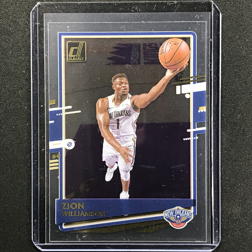 2020-21 Clearly Donruss ZION WILLIAMSON Base Gold #7
