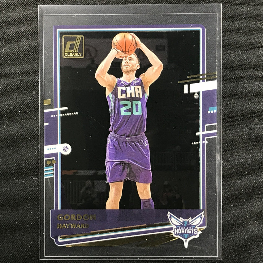 2020-21 Clearly Donruss GORDON HAYWARD Base Gold #11