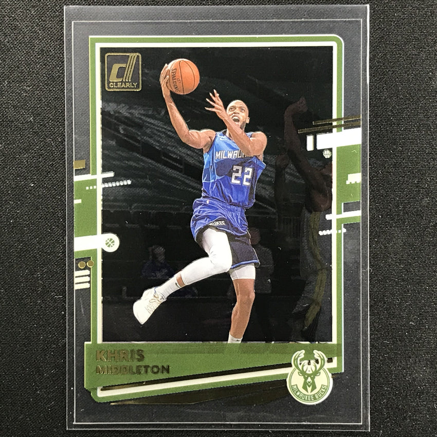 2020-21 Clearly Donruss KHRIS MIDDLETON Base Gold #12