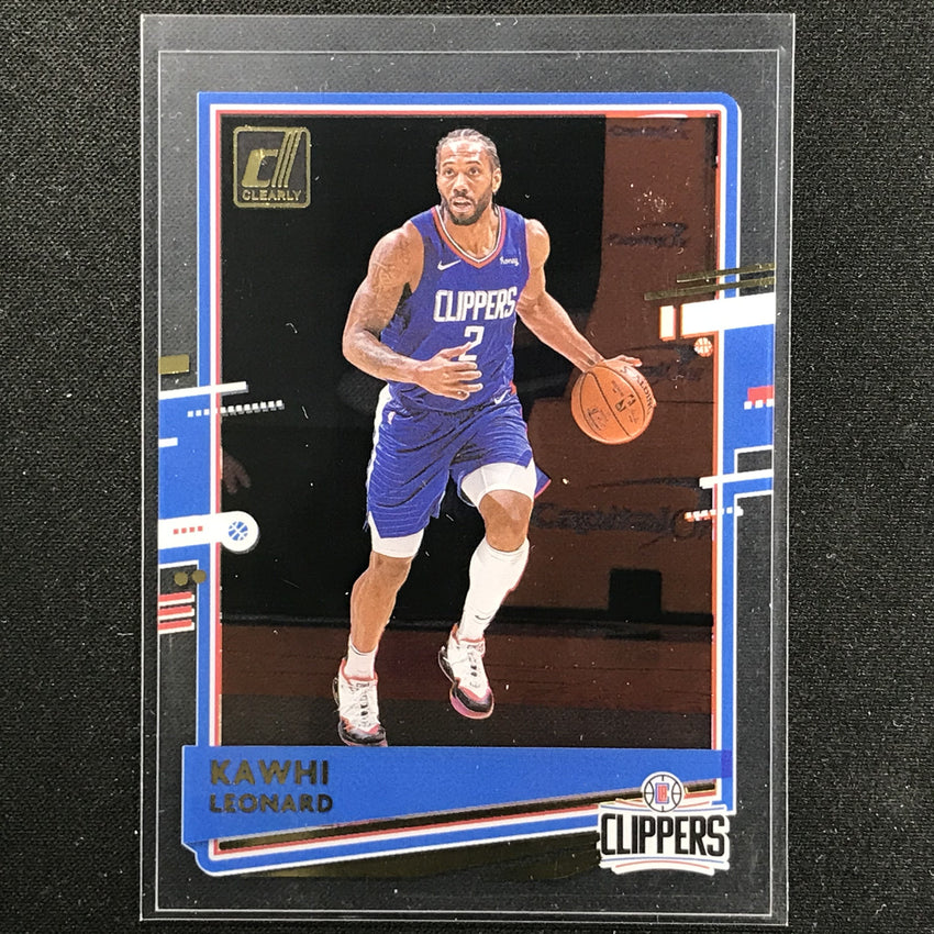 2020-21 Clearly Donruss KAWHI LEONARD Base Gold #28