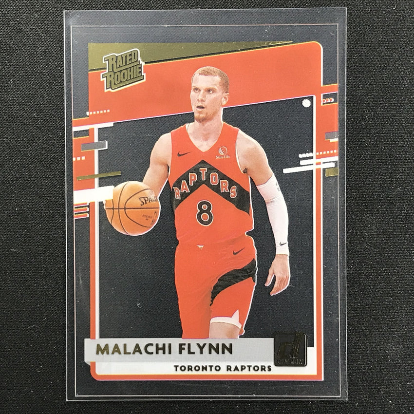 2020-21 Clearly Donruss MALACHI FLYNN Rated Rookie Gold #58