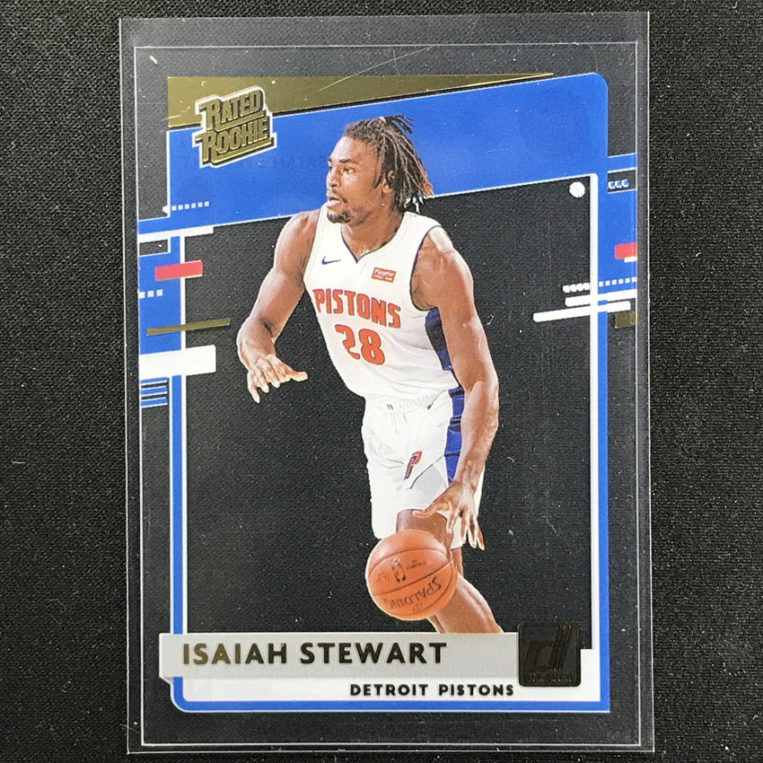 2020-21 Clearly Donruss ISAIAH STEWART Rated Rookie Gold #62