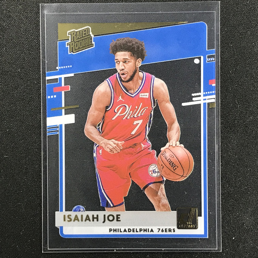 2020-21 Clearly Donruss ISAIAH JOE Rated Rookie Gold #72