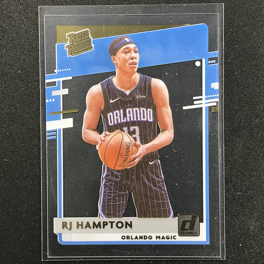 2020-21 Clearly Donruss RJ HAMPTON Rated Rookie Gold #84