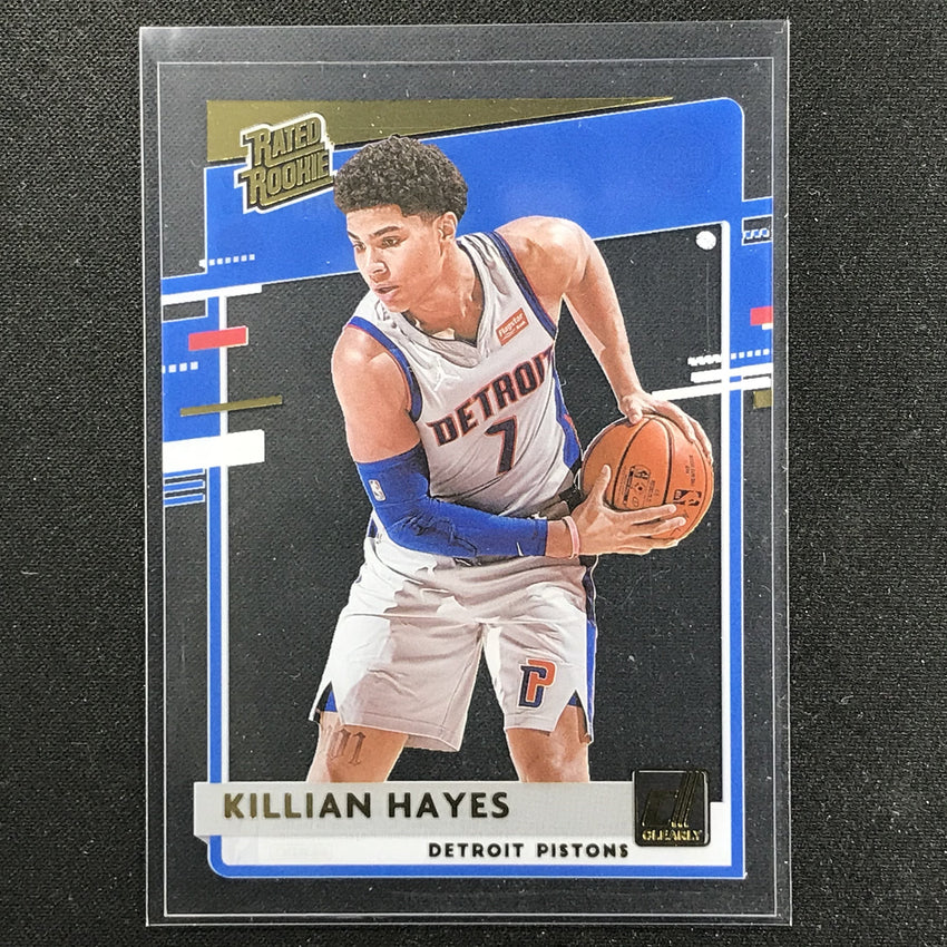 2020-21 Clearly Donruss KILLIAN HAYES Rated Rookie Gold #97