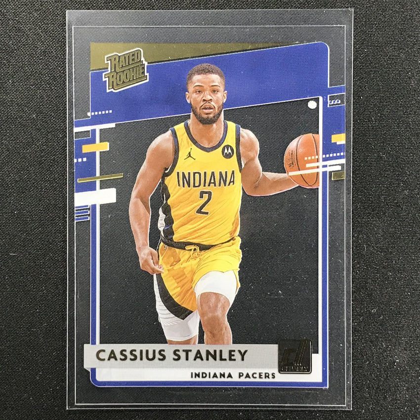 2020-21 Clearly Donruss CASSIUS STANLEY Rated Rookie Gold #98